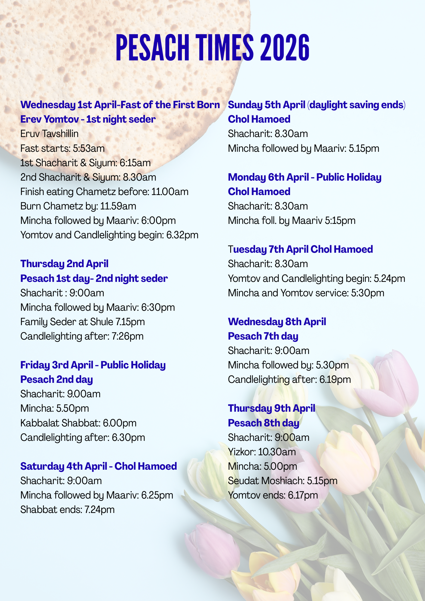PESACH TIMES 2026 (1)